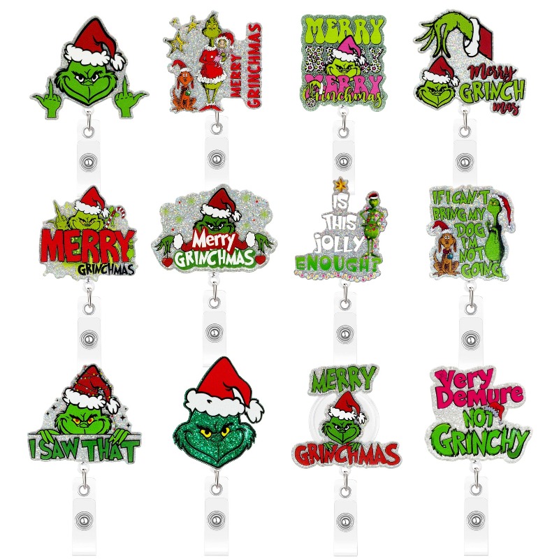Home Office Login - Gantungan Kartu ID Retractable Motif Monster