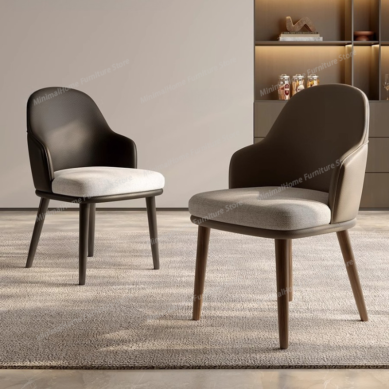 Home Office Interior Design - Kursi Bar Modern Furnitur Kayu Dekorasi