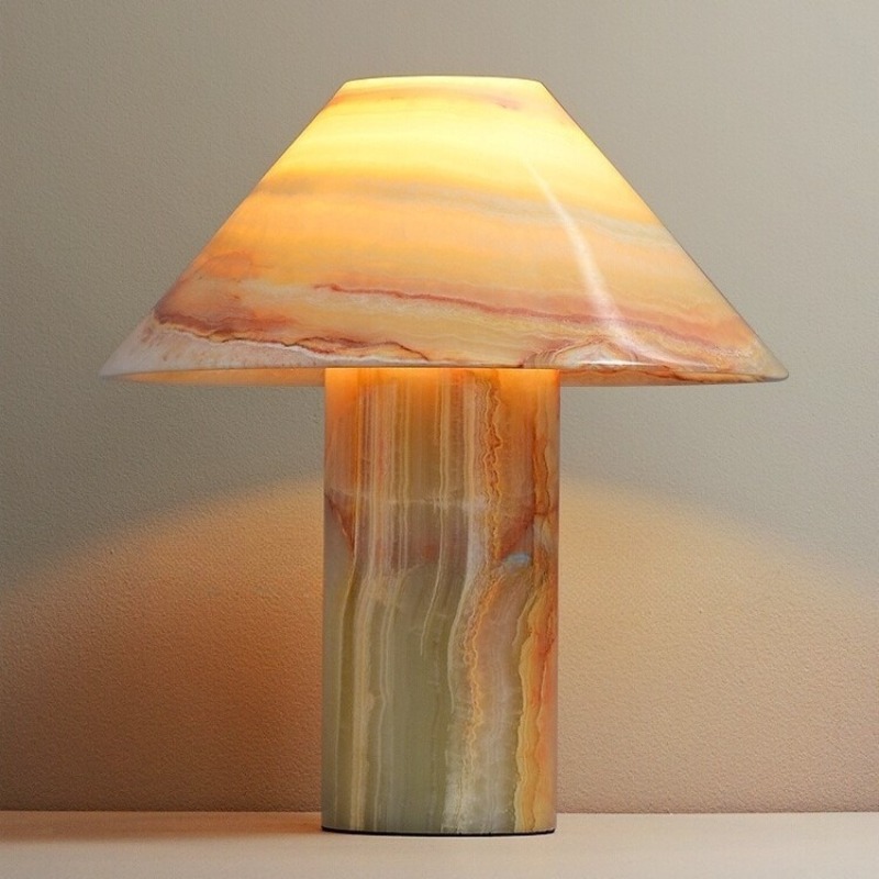 Home Office Interior Design - Lampu Lantai Kaca Giok Italia Lampu