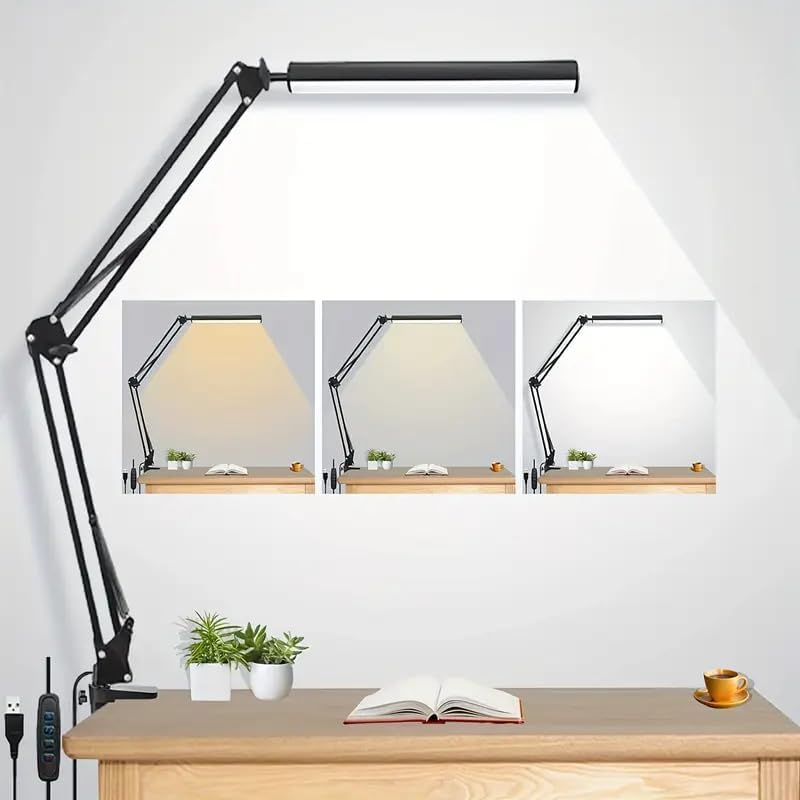Home Office Lamp - Lampu Meja LED untuk Rumah, Membaca,