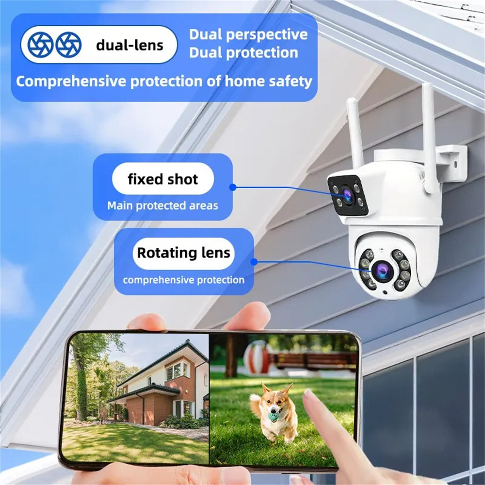 Kamera Pengawas Wifi 8MP 4K Le - Home Office Email ulasan dan harga