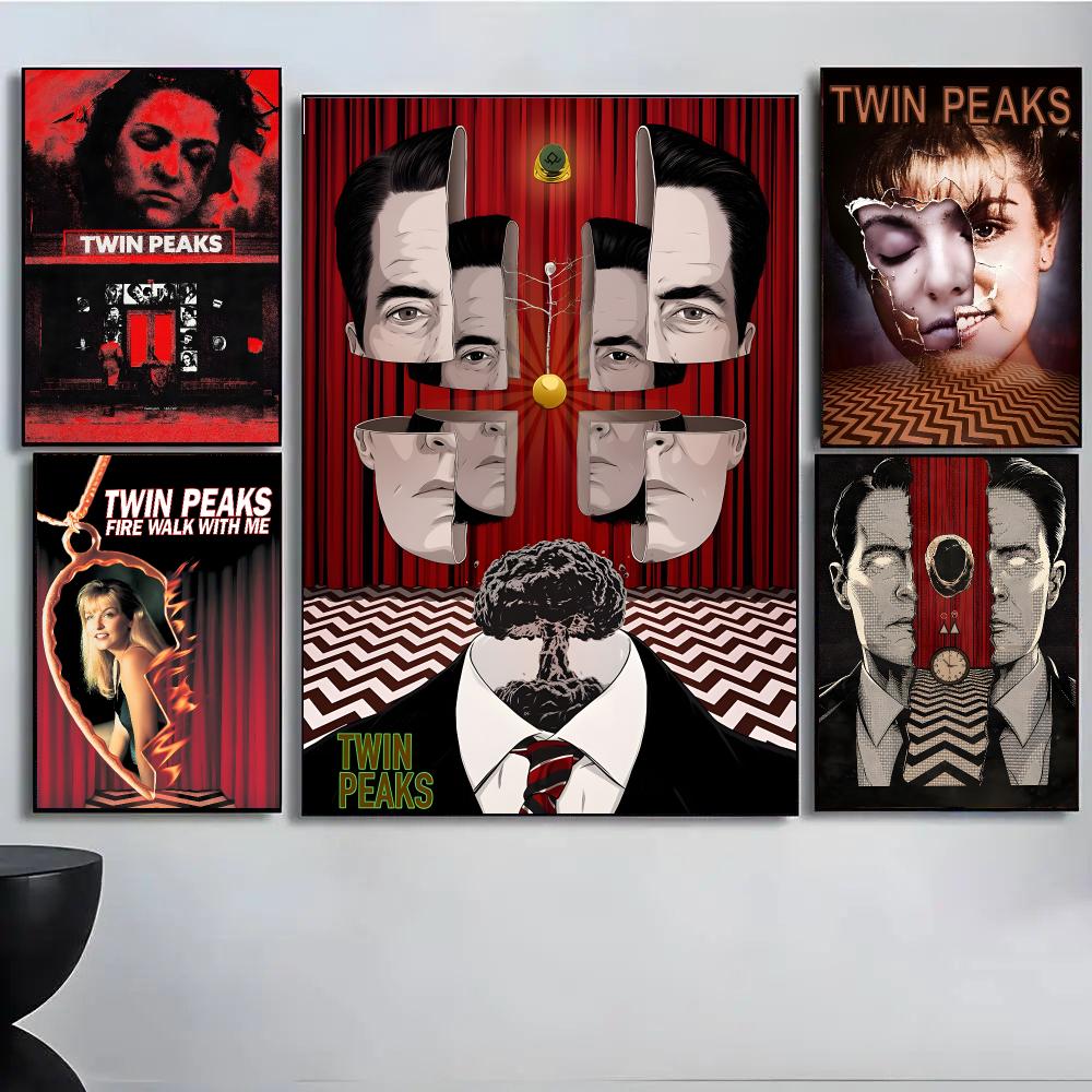 Poster Film T-Twin Peaks, Seni - Home Office And Tv Room Ideas ulasan dan harga
