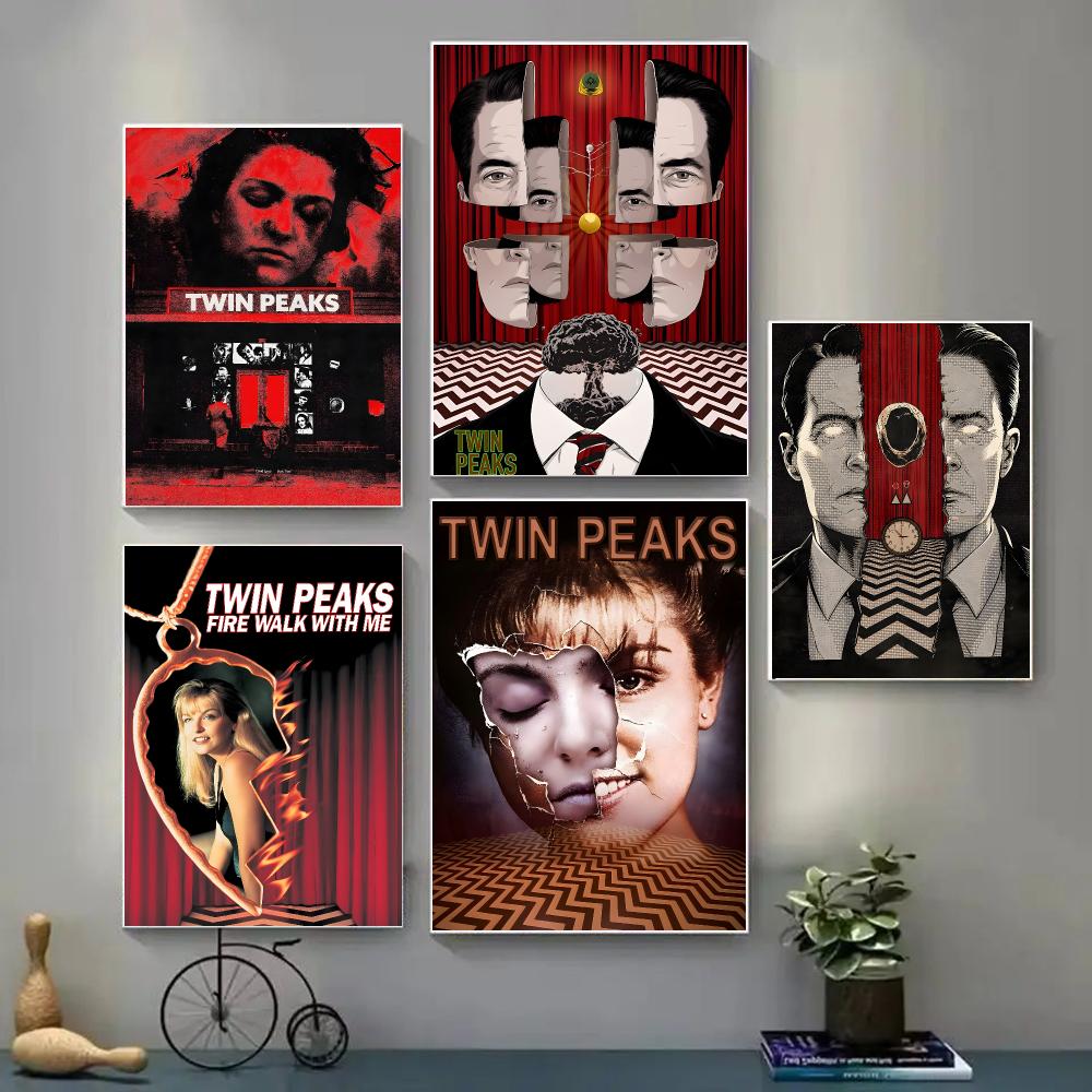 Poster Film T-Twin Peaks, Seni - Home Office And Tv Room Ideas ulasan dan harga