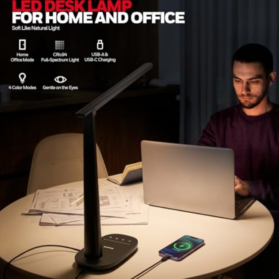 Lampu Meja LED untuk Kantor Ru - Home Office Lamp ulasan dan harga
