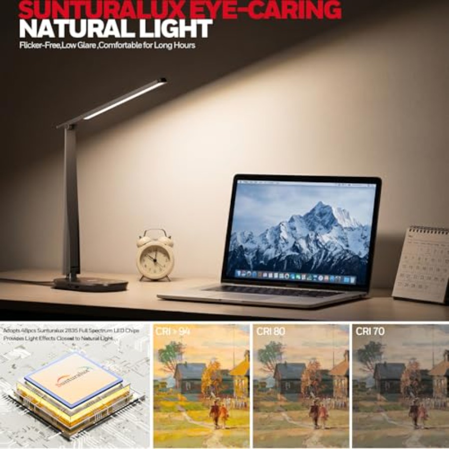 Lampu Meja LED untuk Kantor Ru - Home Office Lamp ulasan dan harga