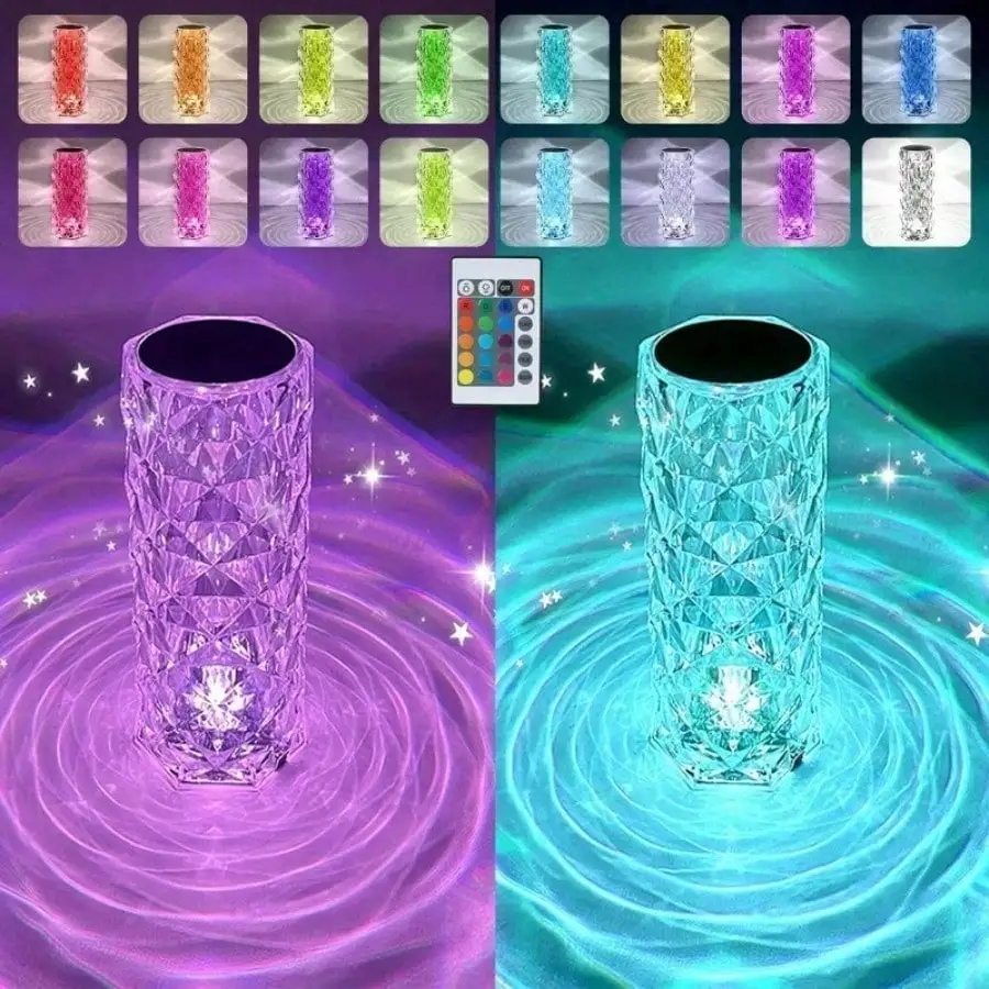 Lampu Meja Kristal Berlian Maw - Home Office Lamp ulasan dan harga