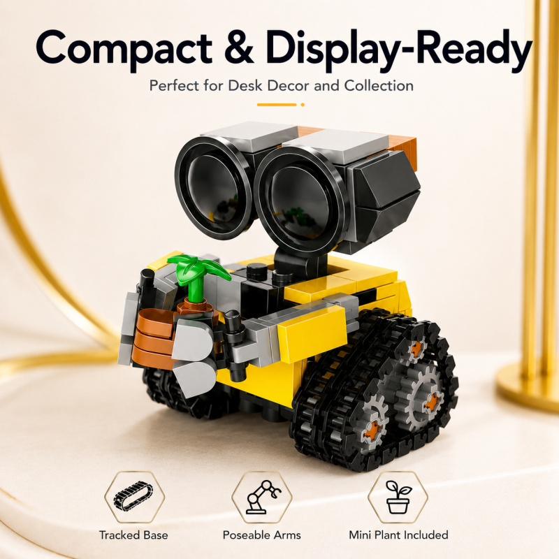 Set Blok Bangunan Robot Mini,  - Home Office Kit ulasan dan harga