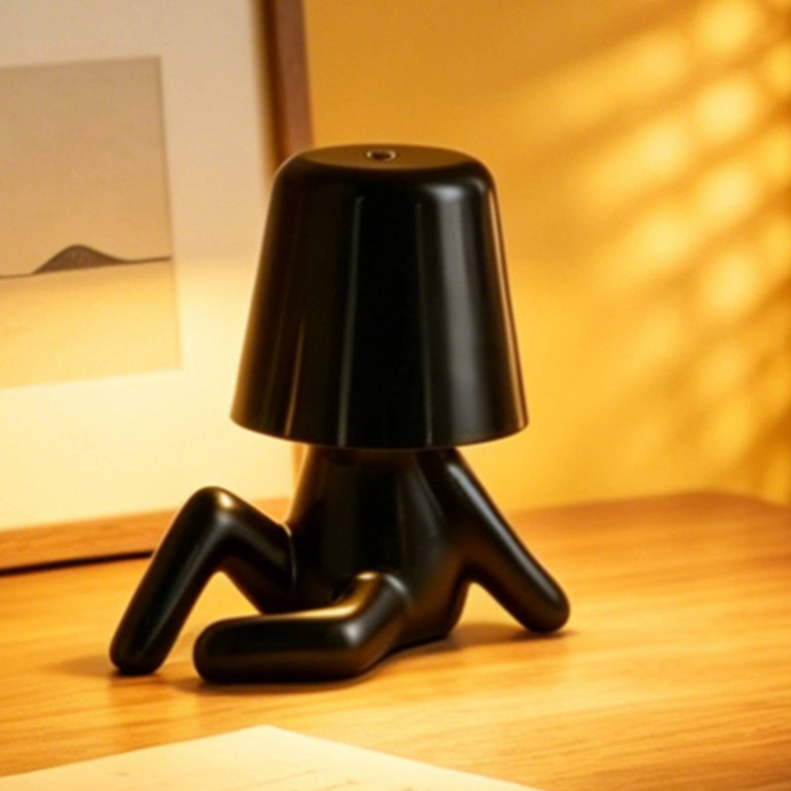 Lampu Figur Duduk Resin ABS La - Home Office Lamp ulasan dan harga