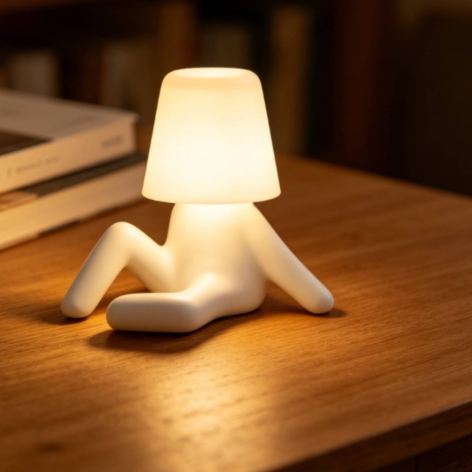 Lampu Figur Duduk Resin ABS La - Home Office Lamp ulasan dan harga