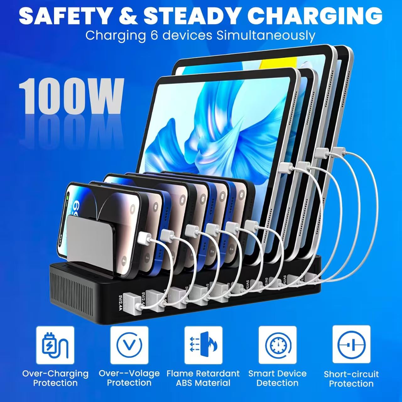 Pengisi Daya Multifungsi 100W  - Home Office Vivo ulasan dan harga