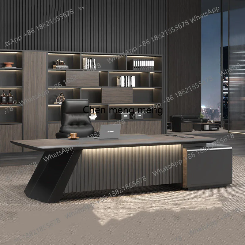 Meja kantor desainer mewah F15 - Home Office Interior Design ulasan dan harga