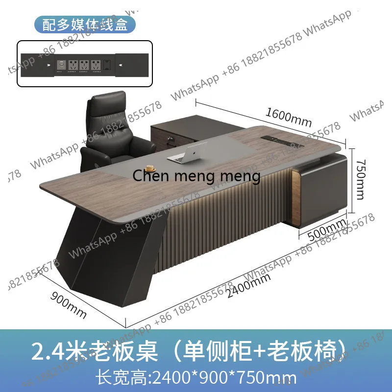 Meja kantor desainer mewah F15 - Home Office Interior Design ulasan dan harga
