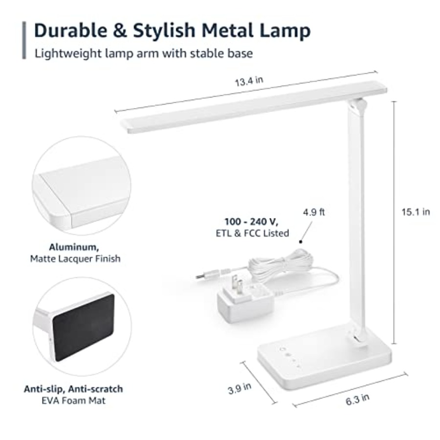 Lampu Meja LED, Lampu Meja Log - Home Office Lamp ulasan dan harga