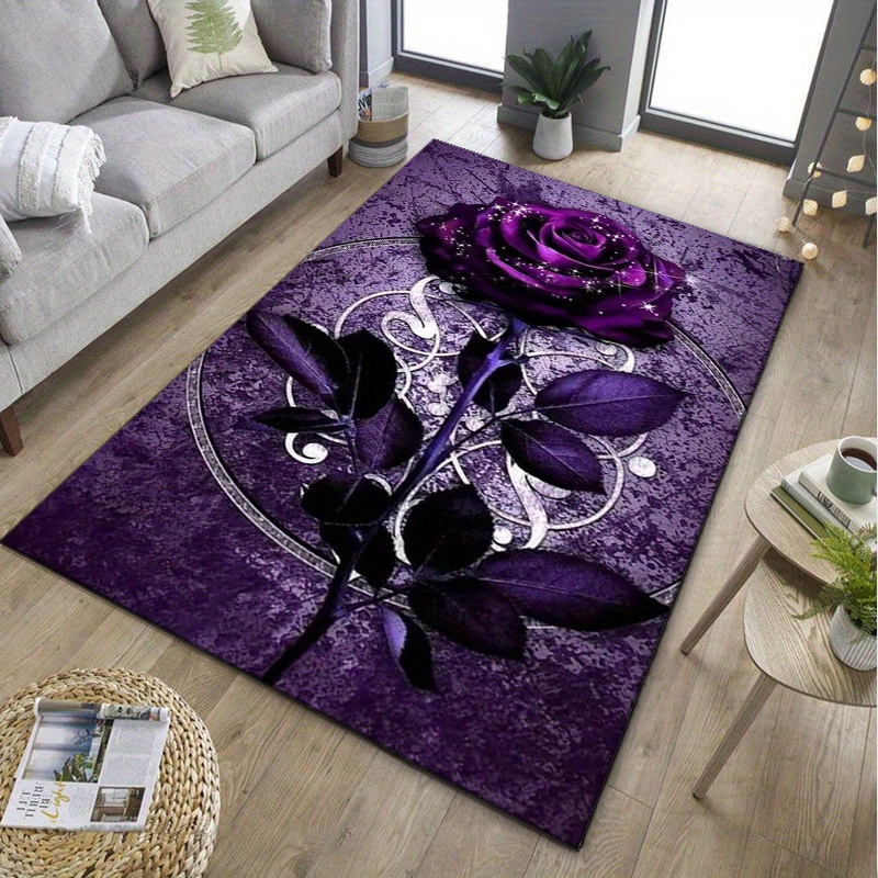 Karpet Daun Ungu untuk Dekoras - Home Office Interior Design ulasan dan harga