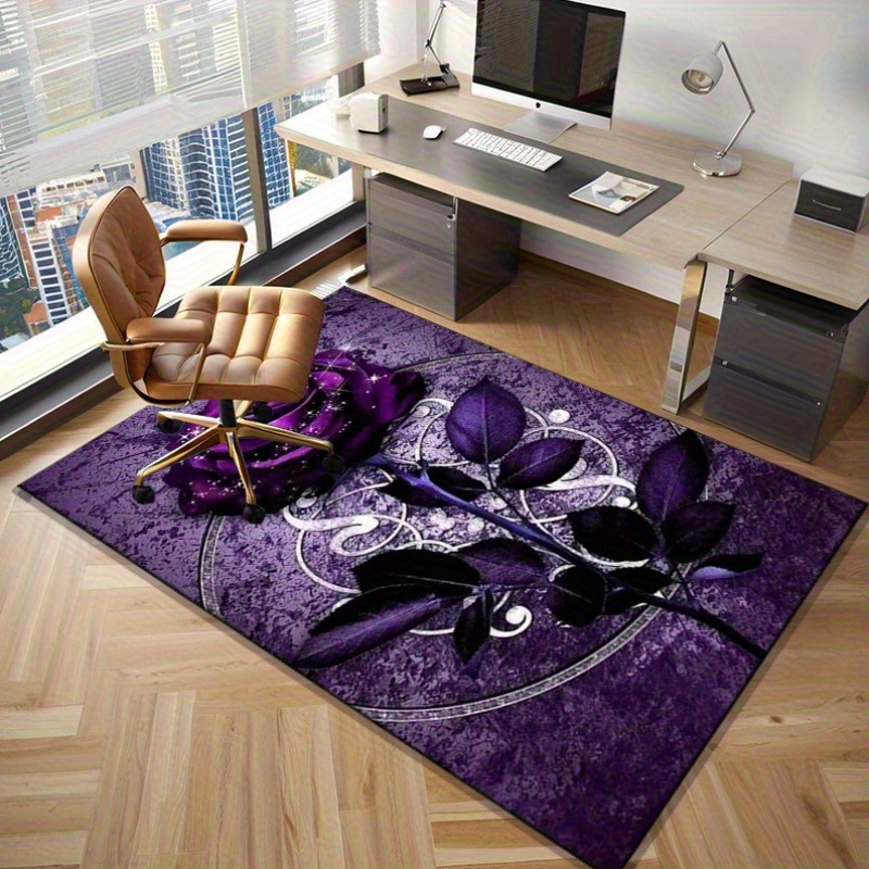 Karpet Daun Ungu untuk Dekoras - Home Office Interior Design ulasan dan harga