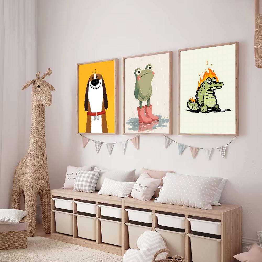 Desain Poster Karakter Hewan L - Home Office Interior Design ulasan dan harga