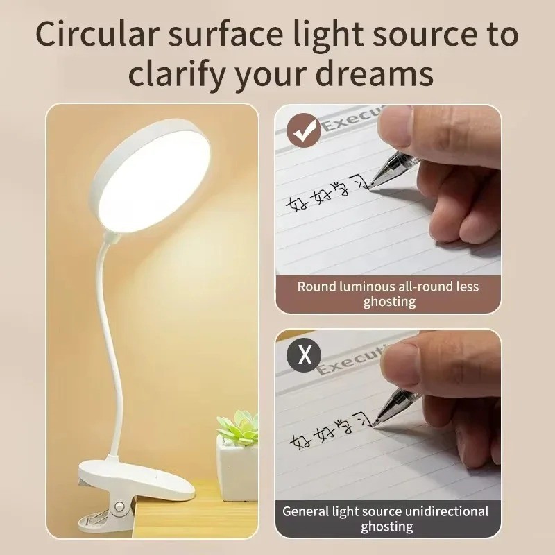 Lampu Meja Jepit USB Portabel  - Home Office Lamp ulasan dan harga