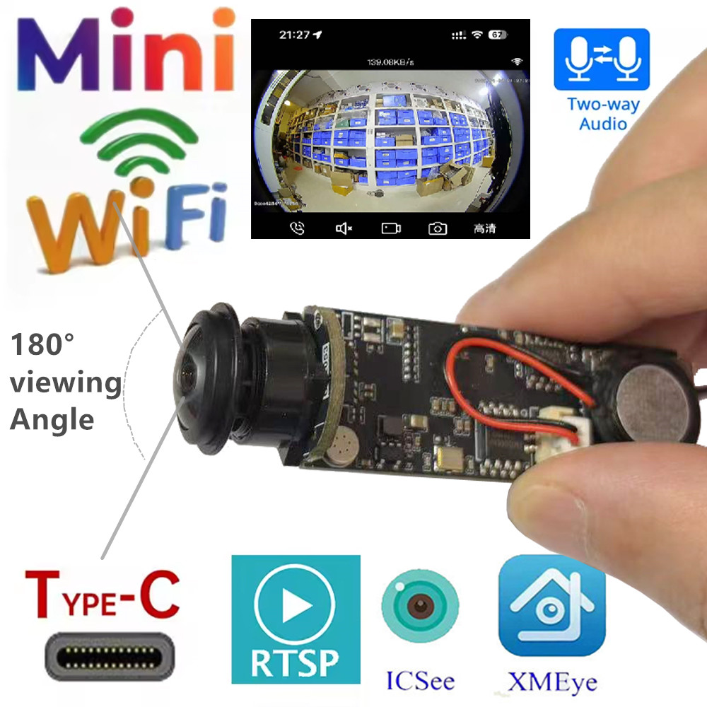 Kamera Mini WiFi HD Modul DIY  - Home Office Email ulasan dan harga