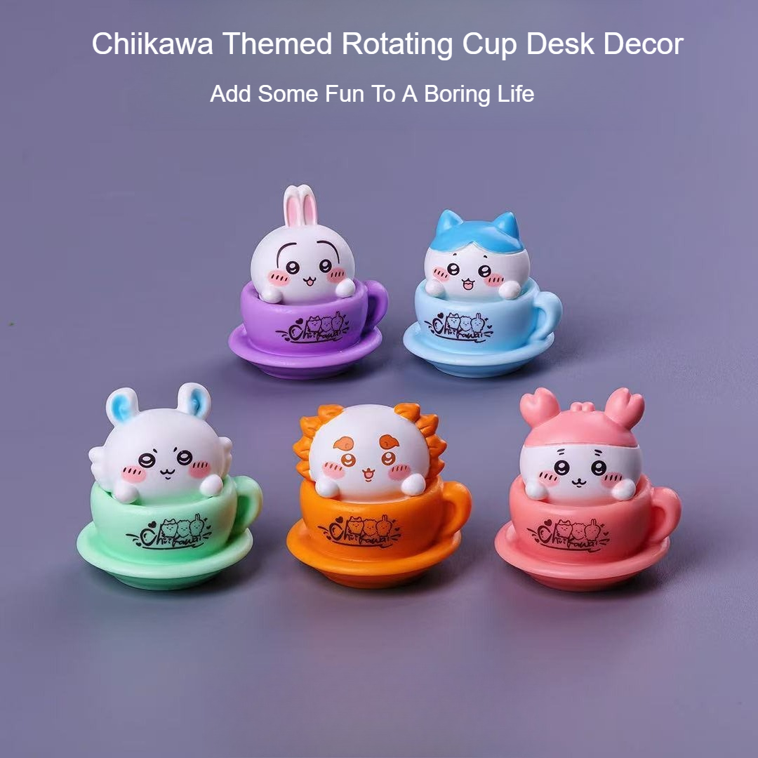 Figur Chiikawa Rotating Cup, D - Home Office Kit ulasan dan harga
