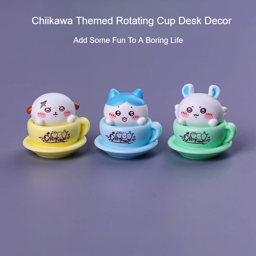 Figur Chiikawa Rotating Cup, D - Home Office Kit ulasan dan harga