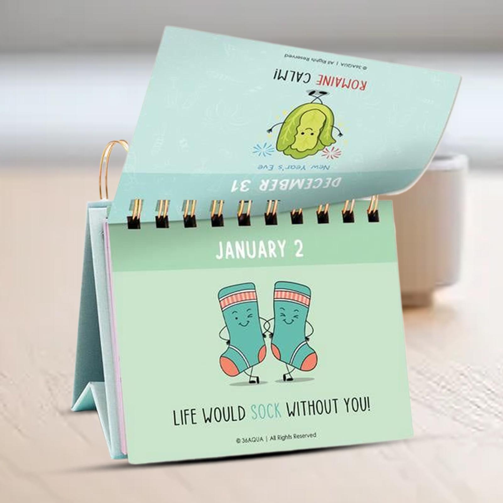 Kalender Meja Motivasi Lucu x2 - Home Office 365 ulasan dan harga